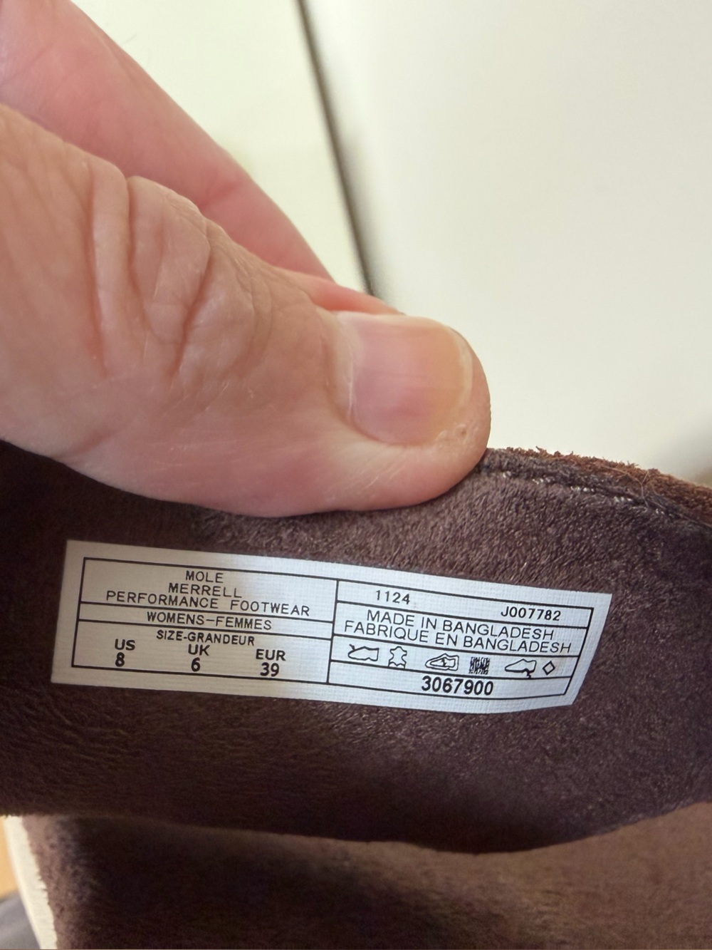 Merrell Sz. 8 New W/O Tags, Women's Brown Leather Toe-Loop Slide Sandals - Picture 3 of 5